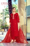 Mishti Vol 2 By Ossm Roman Silk Kurti With Bottom Dupatta Wholesalers In India
